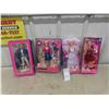 Image 1 : 4 Barbie Dolls in Package 