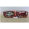 Image 1 : Fun Rise Monster Garage 2 Die Cast Trucks ; The Mail Blaster + Trash Truck - 