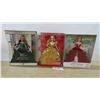 Image 1 : Holiday Barbies ; 2004 2015, 2020