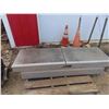 Image 1 : Checker Plate Truck Tool Box with Key
