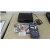 Image 1 : PlayStation 3 with Power Cable, PlayStation 5 Charge Base, PS4 Game - No Controller