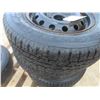 Image 3 : 5 Nordic P 195 / 70 / 14 Tires :  4 Matching Winter + 1 Summer