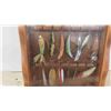 Image 7 : Vintage Fishing Gear ; Wooden Case with Lures, Rook Quantium Reel, Bobbers, 