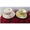 Image 2 : 9 Matching Cups + Saucers ; Royal Albert, Paragon, plus others