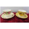 Image 4 : 9 Matching Cups + Saucers ; Royal Albert, Paragon, plus others
