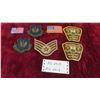 Image 1 : 7 Crests ; sheriff, USA Flag, USA Air Force