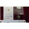 Image 1 : Massonic Temple 14K Gold Pin + Roman Coin