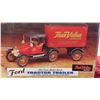 Image 3 : 1918 Ford Tractor Trailer Bank 1:25 Scale True Value in Original Package