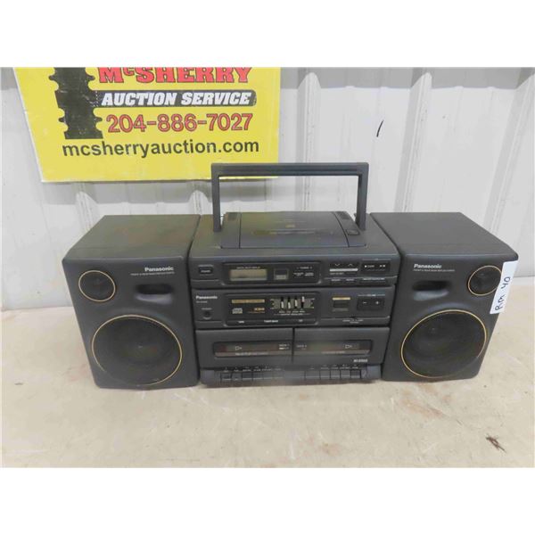 Panasonic Model RX-DT650 AM-FM/Cassette/ CD Player