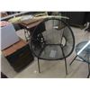 Image 5 : 3 pc Patio Set : 2 Chairs + Stand - New Condition