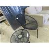 Image 6 : 3 pc Patio Set : 2 Chairs + Stand - New Condition