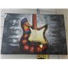 Image 1 : Large Guitar Picture 31.5" x 47" 