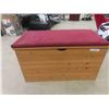 Image 1 : Wooden Chest 17" x 20" x 35" 