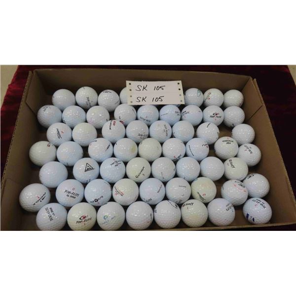 5 Dozen Golf Balls ; Top Flite, Wilson Staff, Pinnacle, plus more