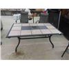 Image 2 : Patio Table 28" x 39" x 63" with Umbrella & 4 Chairs