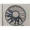 Image 2 : 2 Wrought Iron Plant Hangers & 34" Wide Wrought Iron Décor 