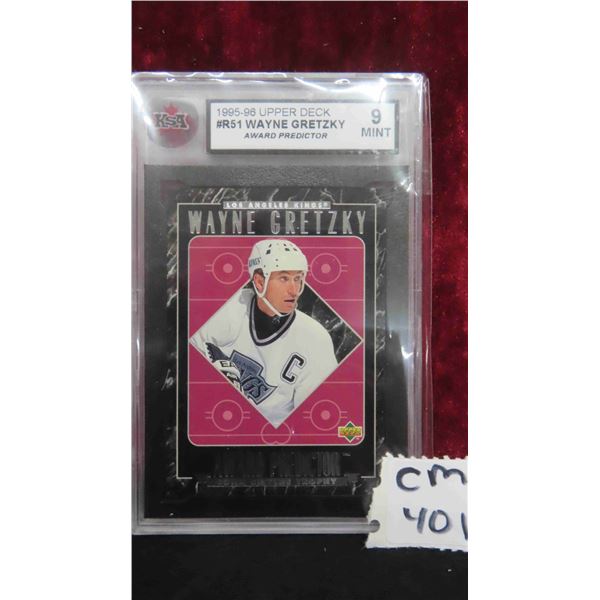 Graded Wayne Gretzky LA Kings Hockey Card