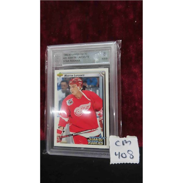 Graded Martin Lapointe Star Rookie Card