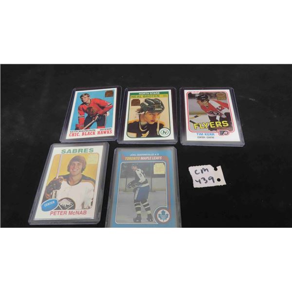 (5) Assorted Hockey Cards