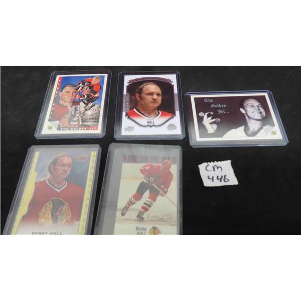 (5) Bobby Hull Cards