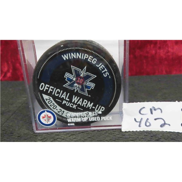 Official Winnipeg Jets 10th Anniversary Warm Up Puck