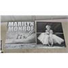 Image 3 : Marilyn Monroe ; 2 Metal Signs 8" x 12" , 2 Calendars, Carlton Ornaments