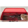 Image 6 : 2 Tool Boxes with Tools ; Pop Rivet Gun, Tin Snips, Drivers, Chisels, Trowels, Stud 