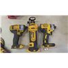 Image 6 : Cordless Tools ; Milwaukee Sawzall, Grinder 2 Batteries - no charger, (2) DeWalt 