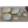 Image 1 : Pyrex 5 pc ; Serving Bowl, Casserole Dish, 3 Mugs & 1 Corning Tea Cup + other