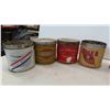Image 2 : 11 Tobacco Tins - 5 without Lids ; Black Cat, Daily Mail, Old Virginia, plus others & 