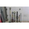 Image 1 : Yard Tools; Crow Bar, Sledgehammer, Scraping Shovel, plus more