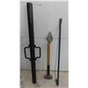 Image 2 : Yard Tools; Crow Bar, Sledgehammer, Scraping Shovel, plus more