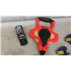 Image 5 : Fish Tape, Clamps, staplers, Planer, 100' Tape Measure, plus more
