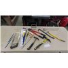 Image 1 : Bolt Cutters, Stanley Hammer, Pick Axe, Drywall Saw, Crow Bars, Paint Mixer, Saws