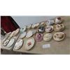 Image 1 : 8 Tea Cups + Saucers ; Royal Albert, Aynsley, plus others & Serving Plates, Bowls 