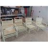 Image 1 : 4 Patio Chairs
