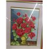 Image 2 : Framed Needle Point Roses 27.5" x 34.5" 