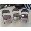 Image 1 : 3 Metal Folding Chairs