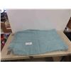 Image 1 : Vintage Mohair Throw in Sea Foam  Green Color Scottish Made by Glen Cree - 
