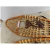 Image 2 : Vintage Wood + Gut First Nations Made Snowshoes 47" Long - Excellent Condition