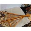 Image 3 : Vintage Wood + Gut First Nations Made Snowshoes 47" Long - Excellent Condition