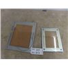Image 1 : 2 Art Deco Picture Frames 10" x 12" & 7" x 9" Easel Backs