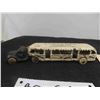 Image 2 : Antique 1934 Chicago Worlds Fair Cast Iron Greyhound Bus 9" - Nice Early Piece 