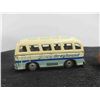 Image 2 : Antique Cast Iron Bus 3.5" Long - Early 1900s & 1960s Tin Greyhound Bus C. 1960 3.75"