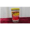 Image 1 : Vintage Superman Glass Peanut Butter Jar with Paper Label - 1944