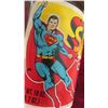 Image 7 : Vintage Superman Glass Peanut Butter Jar with Paper Label - 1944