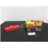 Image 1 : Vintage 1960s Line Mar Japan Remote Control Tractor Tin 7" Long - Untested - 