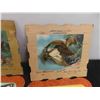 Image 8 : 4 C. 1950s 3D Outboard Boat Motors Cardboard Advertising ; Johnson, Evinrude, 