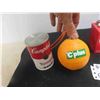 Image 4 : 5 Vintage Advertising Transistor Radios ; Coke, Atlas, Batteries, Campbells Soup, 