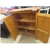 Image 5 : Pine 2 Door Cabinet 11.5" x 35" x 42" 
